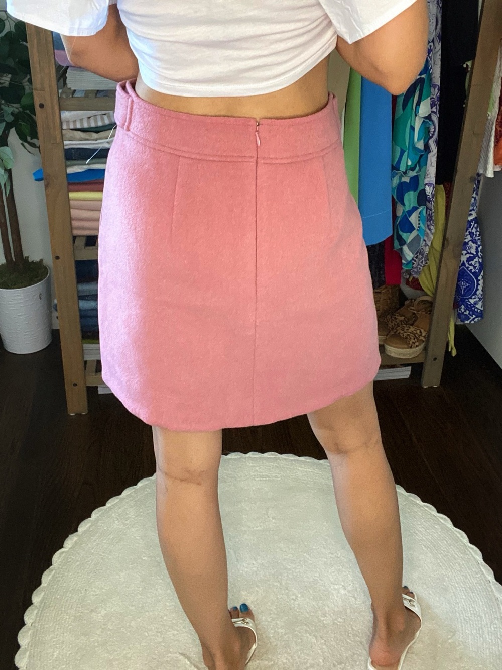 LOFT Mauve Wool Blend Mini Skirt! 🌸 - Picture 5 of 16